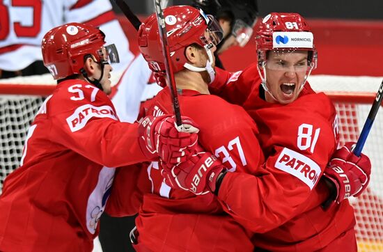 Latvia Ice Hockey Worlds Russia - Canada