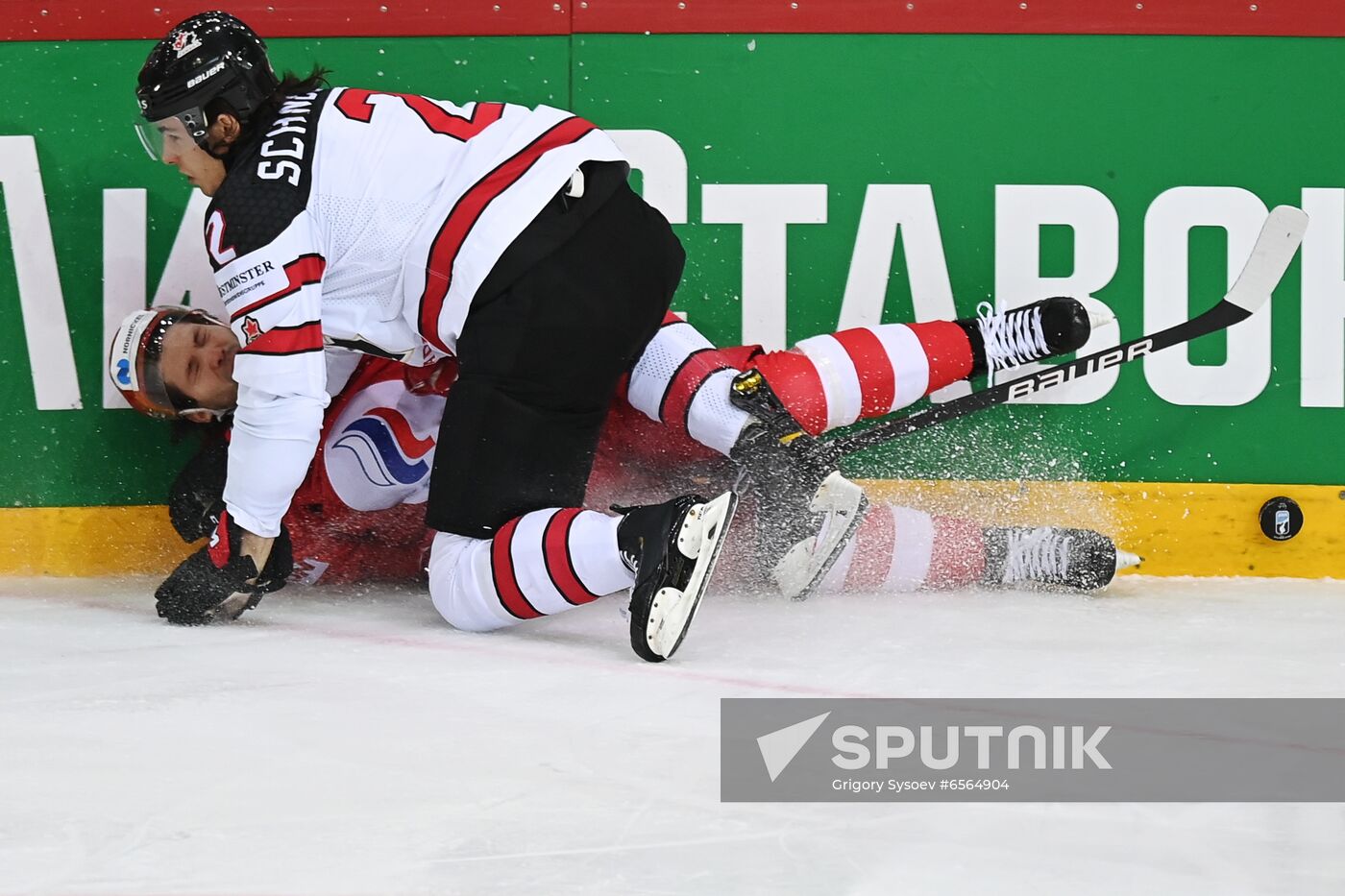 Latvia Ice Hockey Worlds Russia - Canada