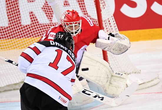Latvia Ice Hockey Worlds Russia - Canada
