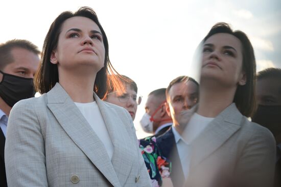 Poland Belarus Tikhanovskaya