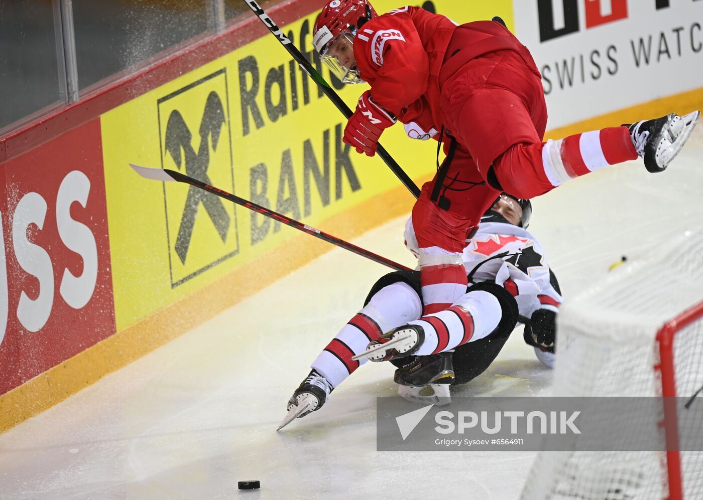 Latvia Ice Hockey Worlds Russia - Canada