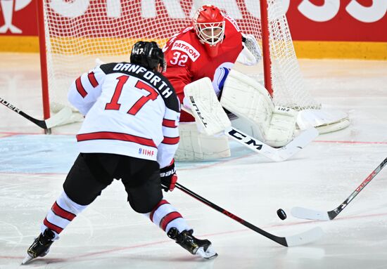 Latvia Ice Hockey Worlds Russia - Canada