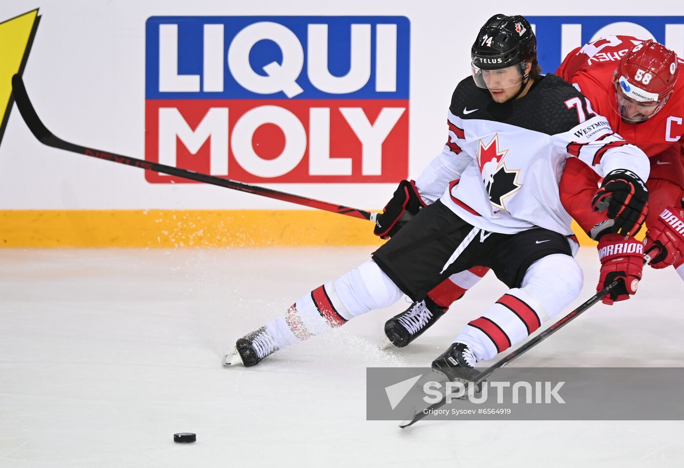 Latvia Ice Hockey Worlds Russia - Canada