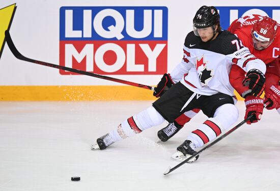 Latvia Ice Hockey Worlds Russia - Canada