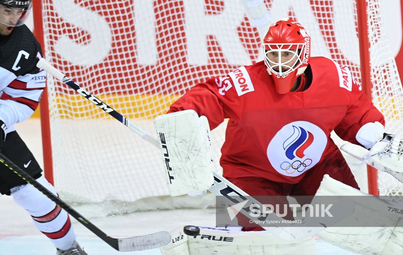Latvia Ice Hockey Worlds Russia - Canada