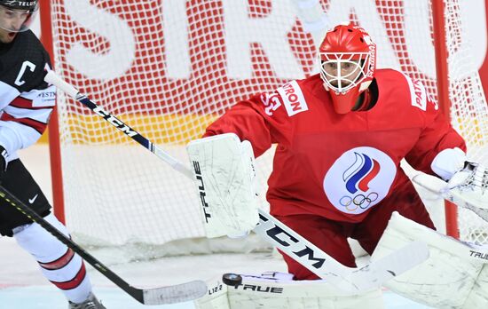 Latvia Ice Hockey Worlds Russia - Canada