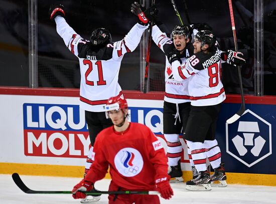 Latvia Ice Hockey Worlds Russia - Canada