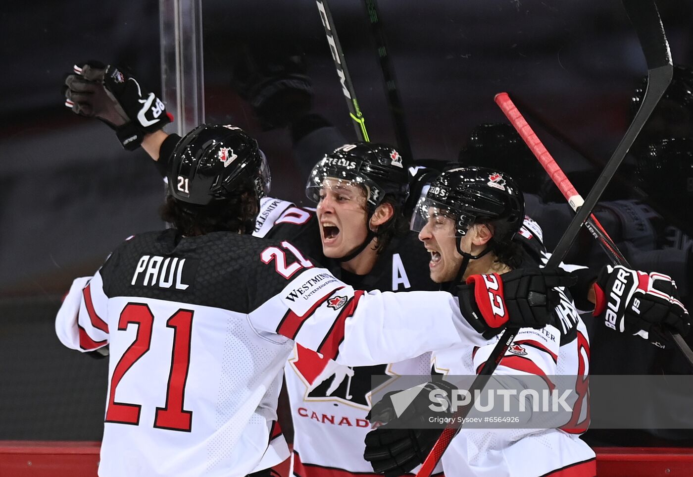 Latvia Ice Hockey Worlds Russia - Canada