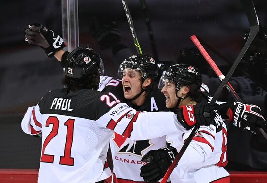 Latvia Ice Hockey Worlds Russia - Canada