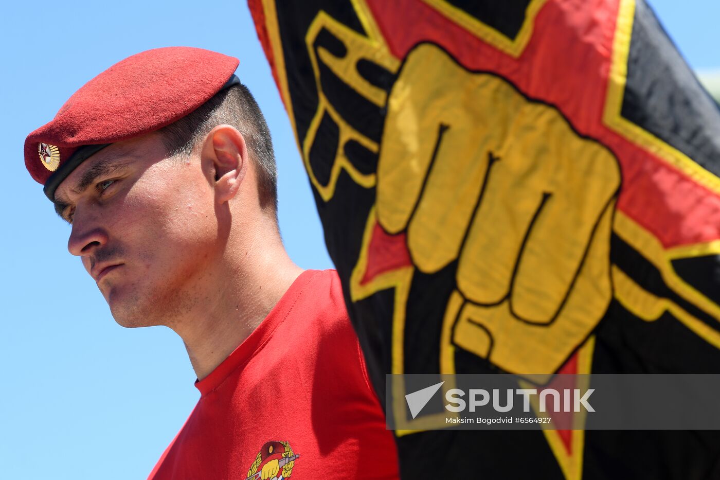 Russia National Guard Maroon Berets Exams