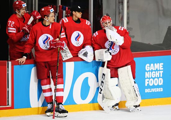 Latvia Ice Hockey Worlds Russia - Canada