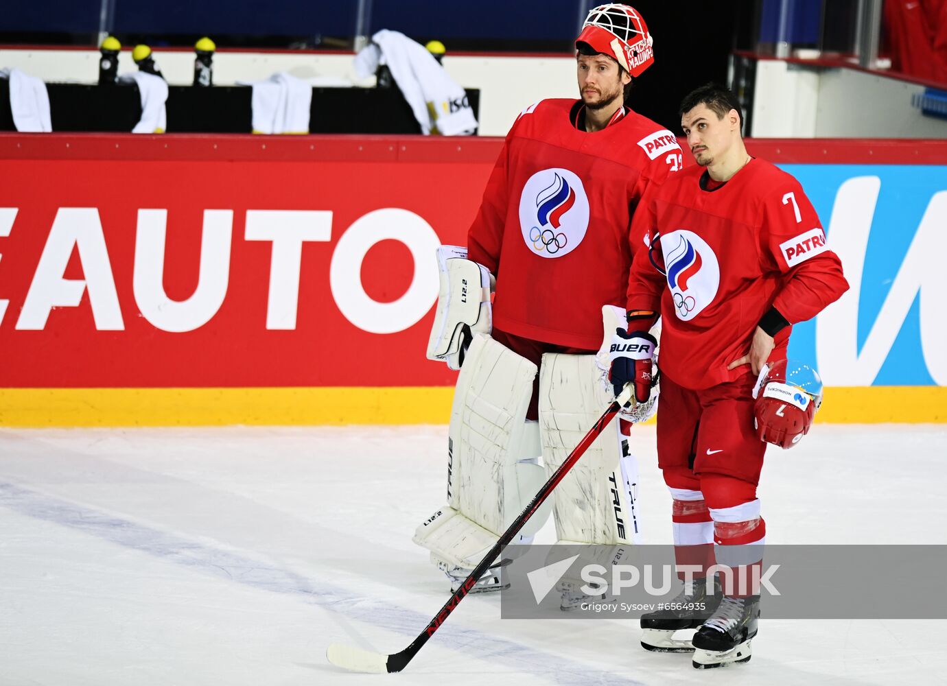 Latvia Ice Hockey Worlds Russia - Canada