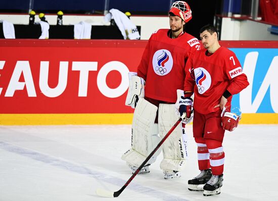 Latvia Ice Hockey Worlds Russia - Canada