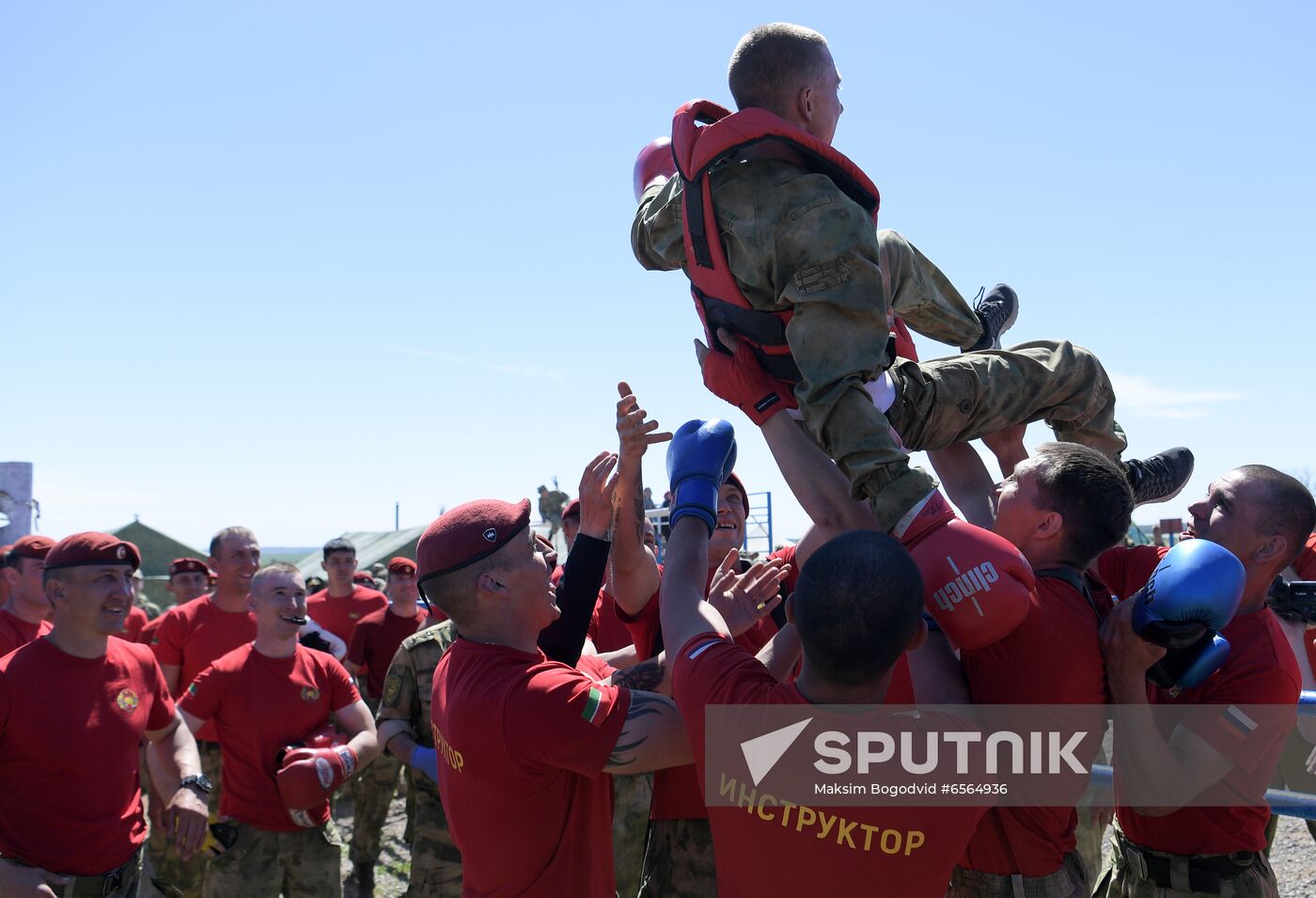 Russia National Guard Maroon Berets Exams