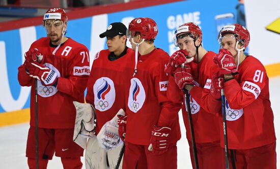 Latvia Ice Hockey Worlds Russia - Canada