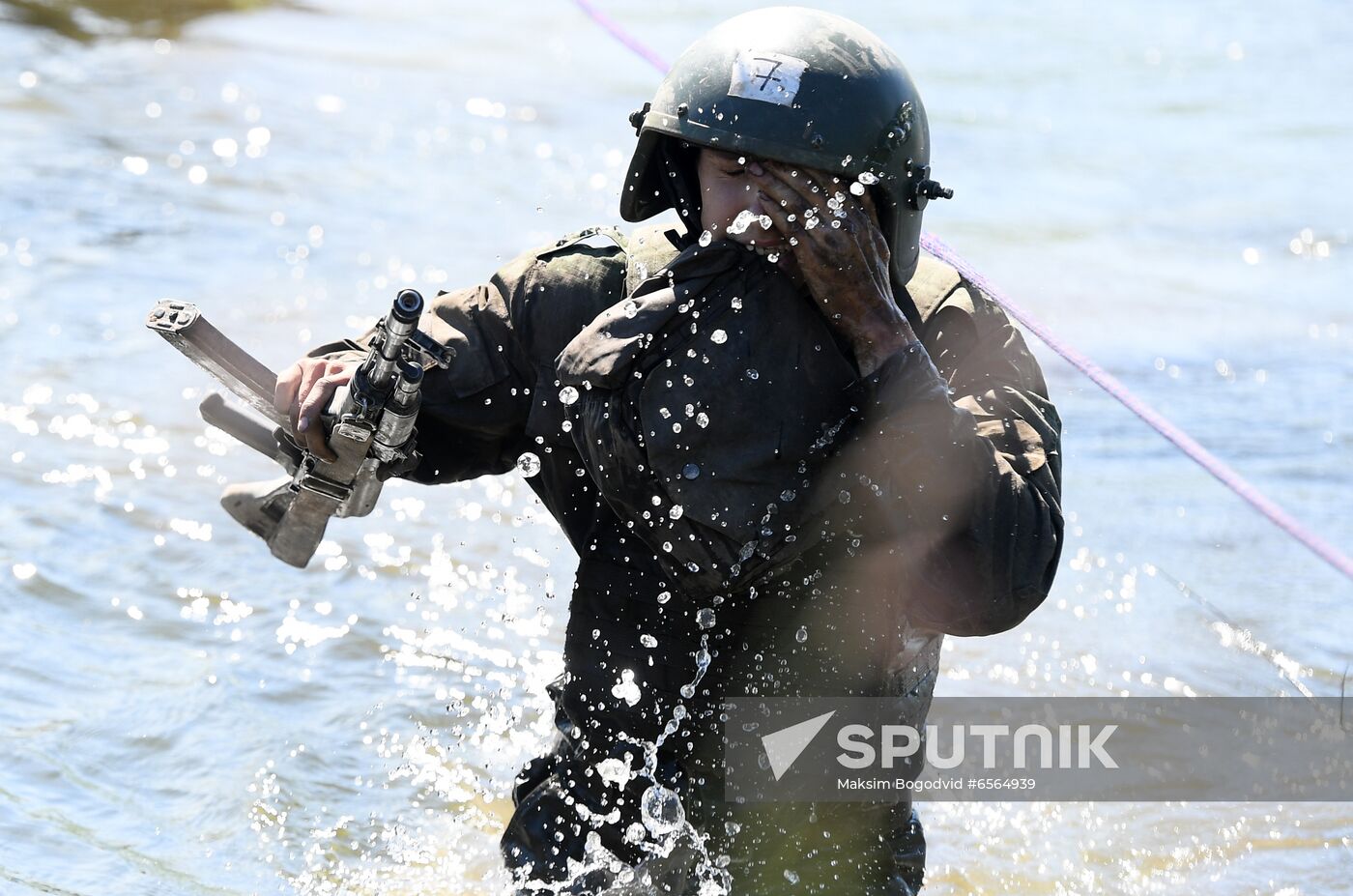 Russia National Guard Maroon Berets Exams