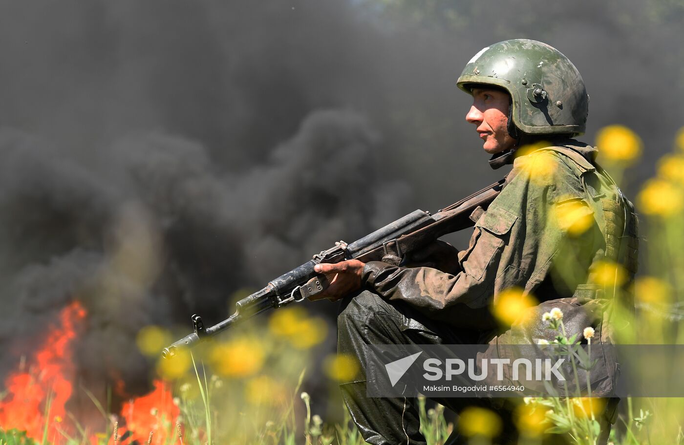 Russia National Guard Maroon Berets Exams