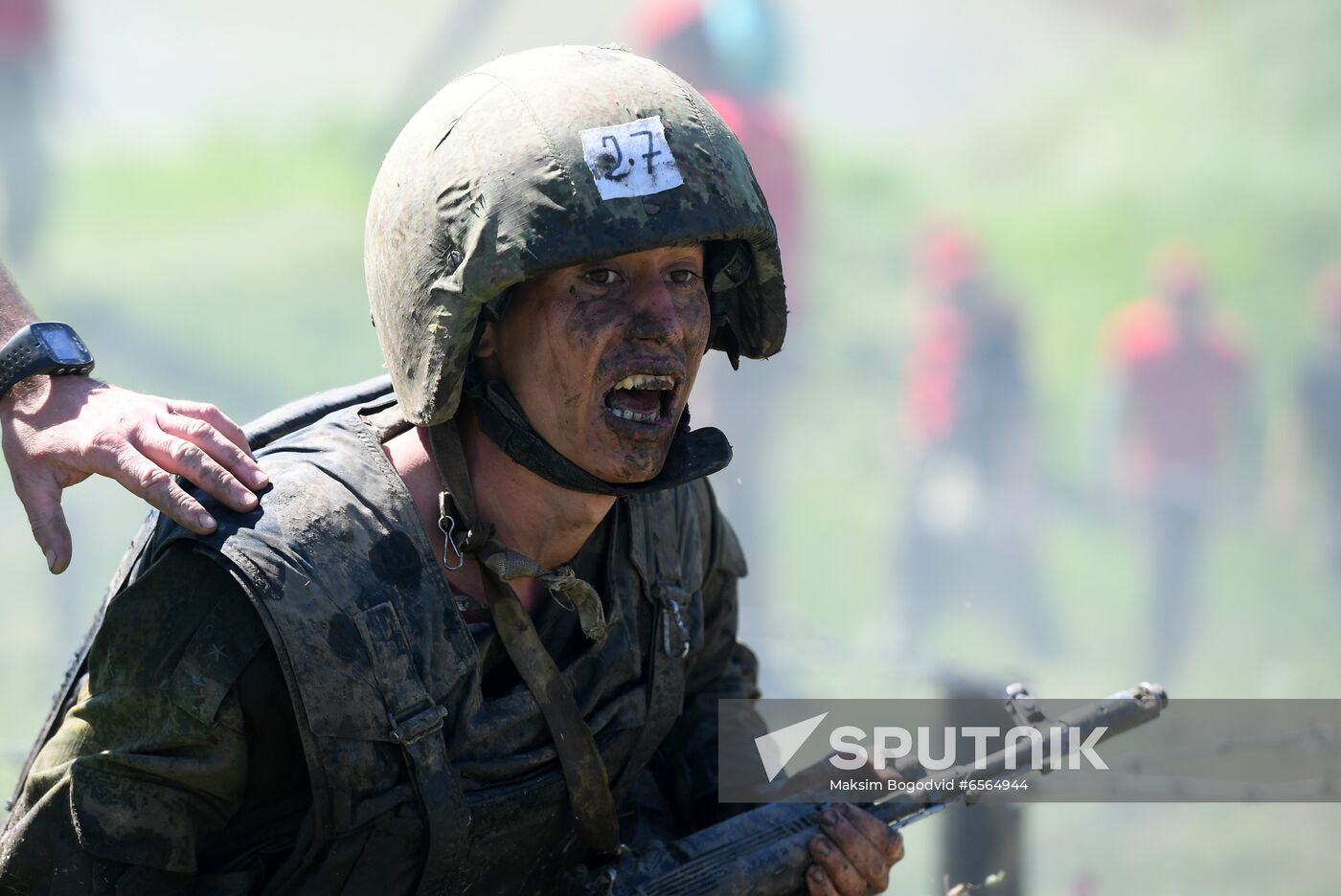 Russia National Guard Maroon Berets Exams