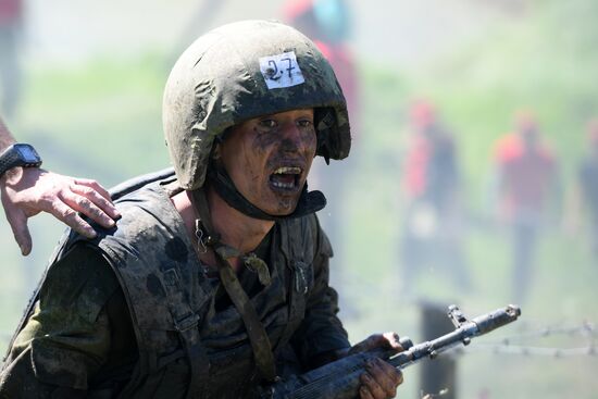 Russia National Guard Maroon Berets Exams