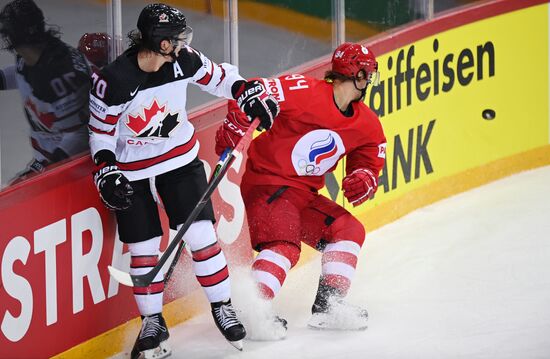 Latvia Ice Hockey Worlds Russia - Canada
