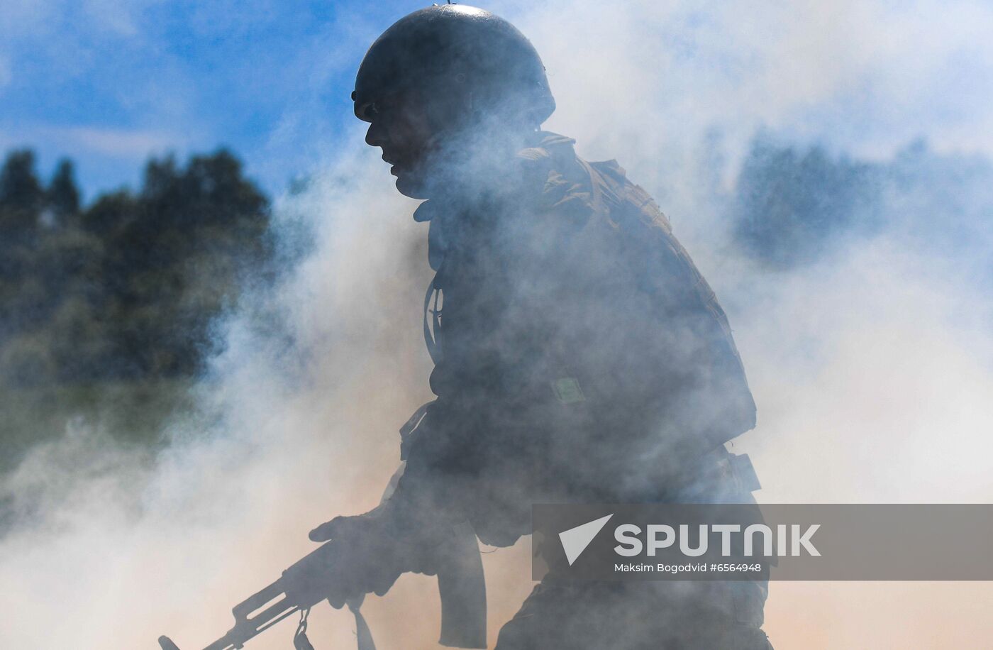 Russia National Guard Maroon Berets Exams