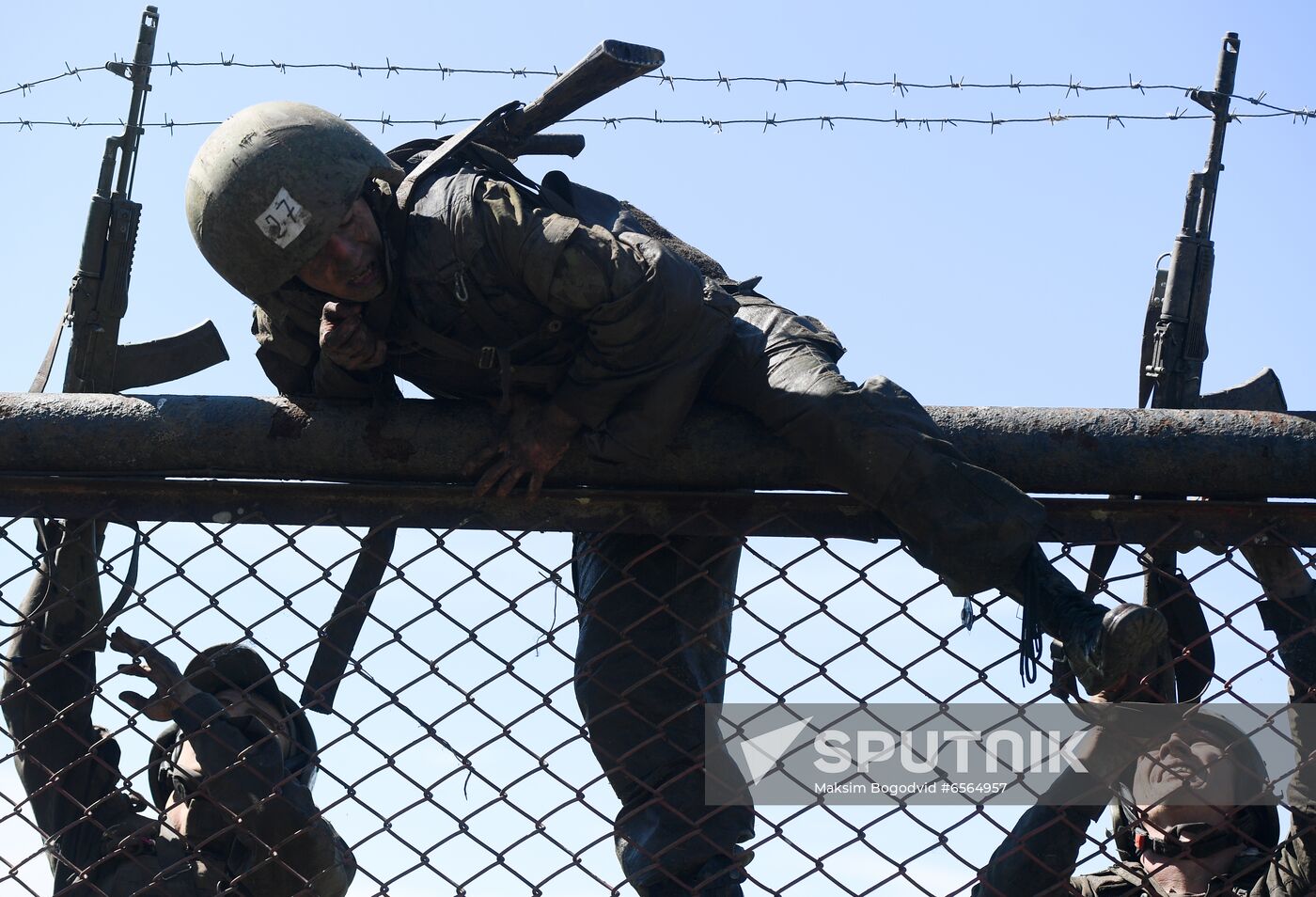 Russia National Guard Maroon Berets Exams