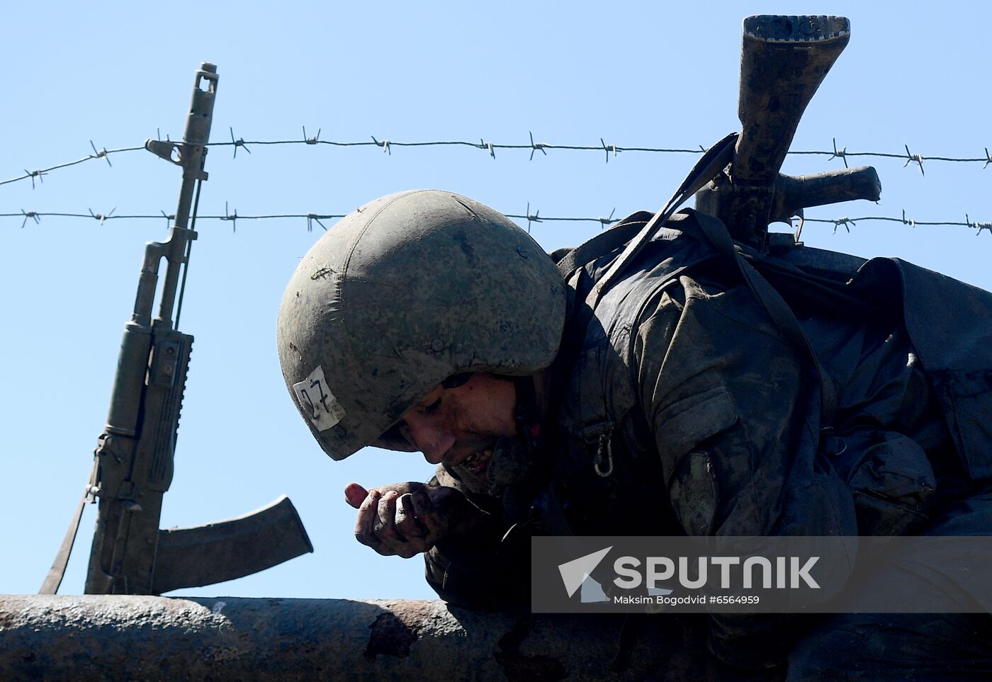Russia National Guard Maroon Berets Exams