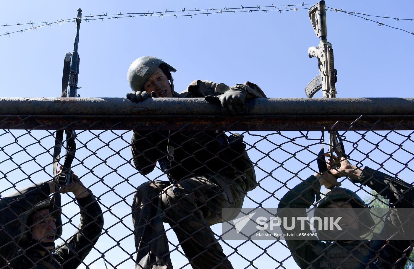 Russia National Guard Maroon Berets Exams