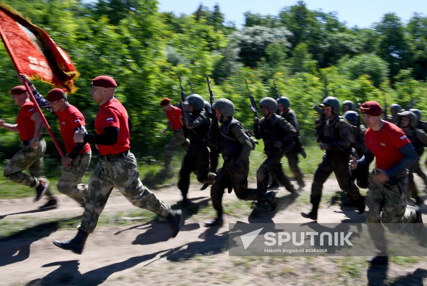 Russia National Guard Maroon Berets Exams