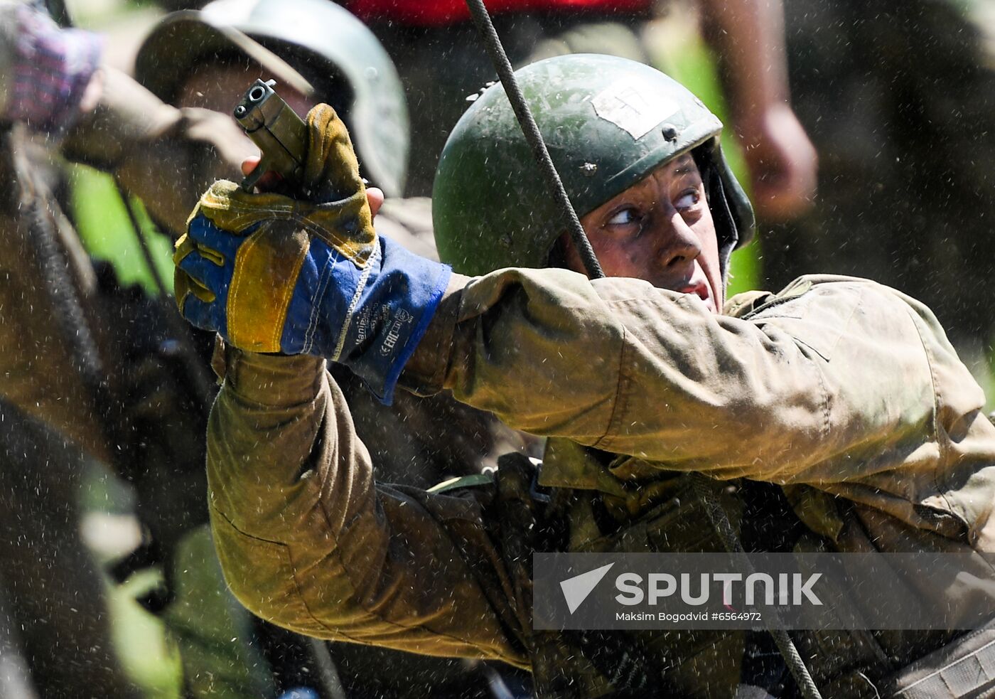 Russia National Guard Maroon Berets Exams
