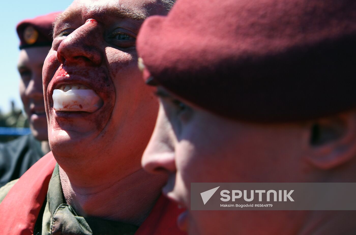 Russia National Guard Maroon Berets Exams