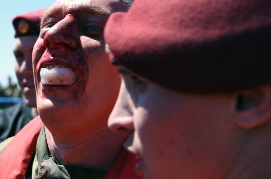 Russia National Guard Maroon Berets Exams