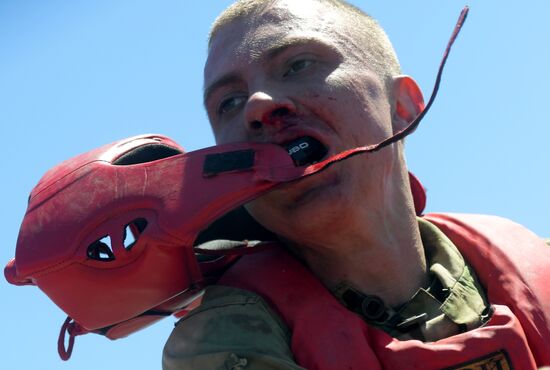 Russia National Guard Maroon Berets Exams