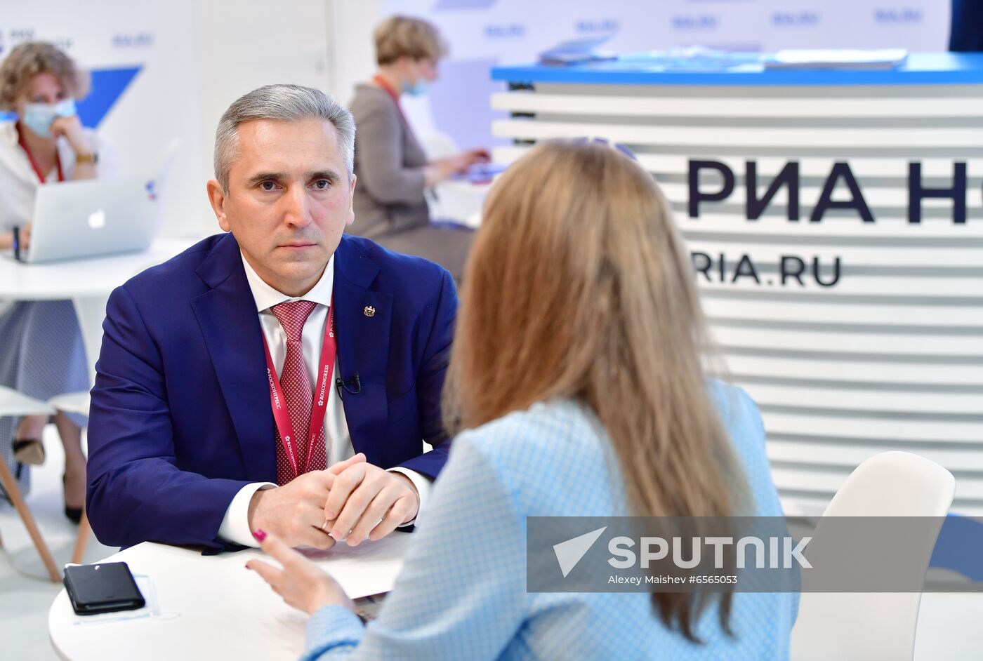 Russia SPIEF Rossiya Segodnya Exhibition Stall