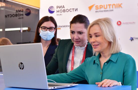 Russia SPIEF Rossiya Segodnya Exhibition Stall