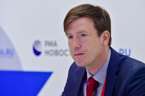 Russia SPIEF Rossiya Segodnya Exhibition Stall