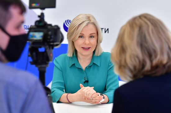 Russia SPIEF Rossiya Segodnya Exhibition Stall