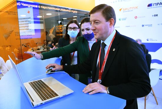 Russia SPIEF Rossiya Segodnya Exhibition Stall