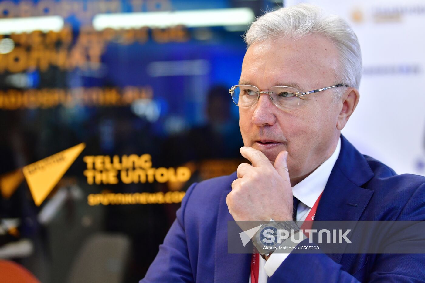 Russia SPIEF Rossiya Segodnya Exhibition Stall