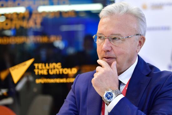 Russia SPIEF Rossiya Segodnya Exhibition Stall