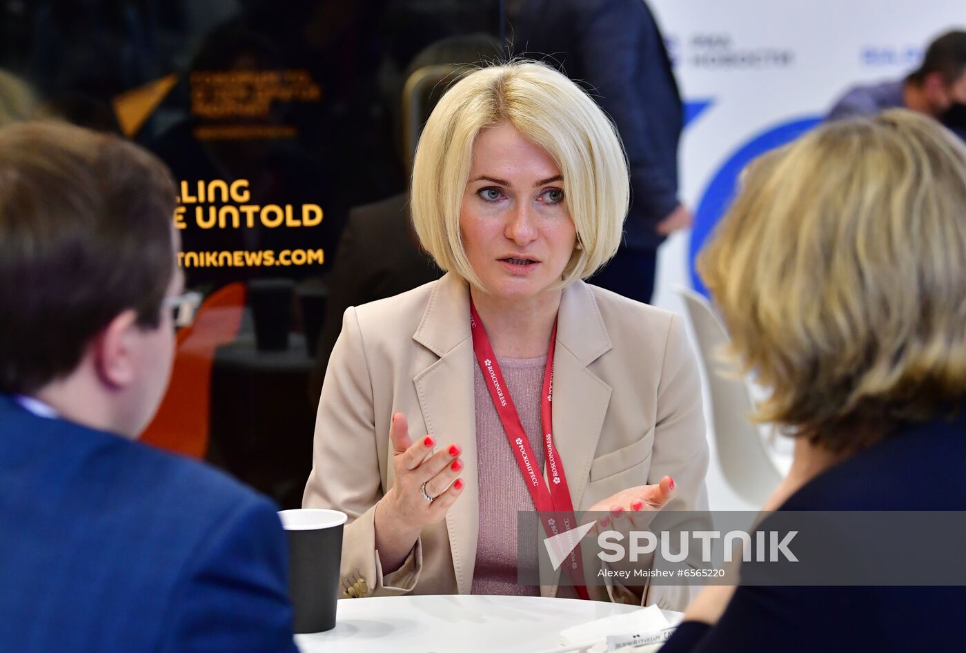 Russia SPIEF Rossiya Segodnya Exhibition Stall