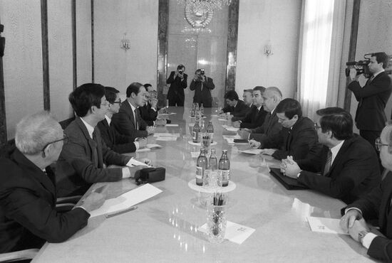 Singaporean parliamentary delegation in USSR