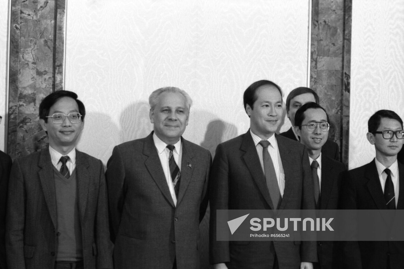 Singaporean parliamentary delegation in USSR