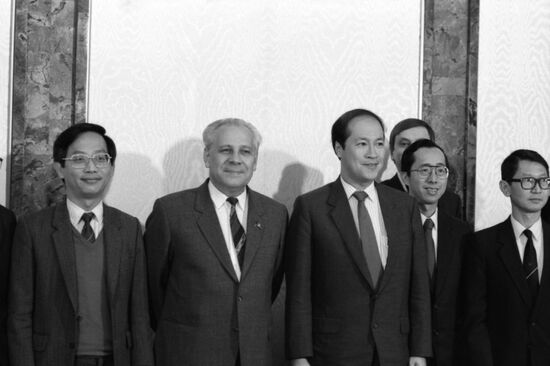 Singaporean parliamentary delegation in USSR