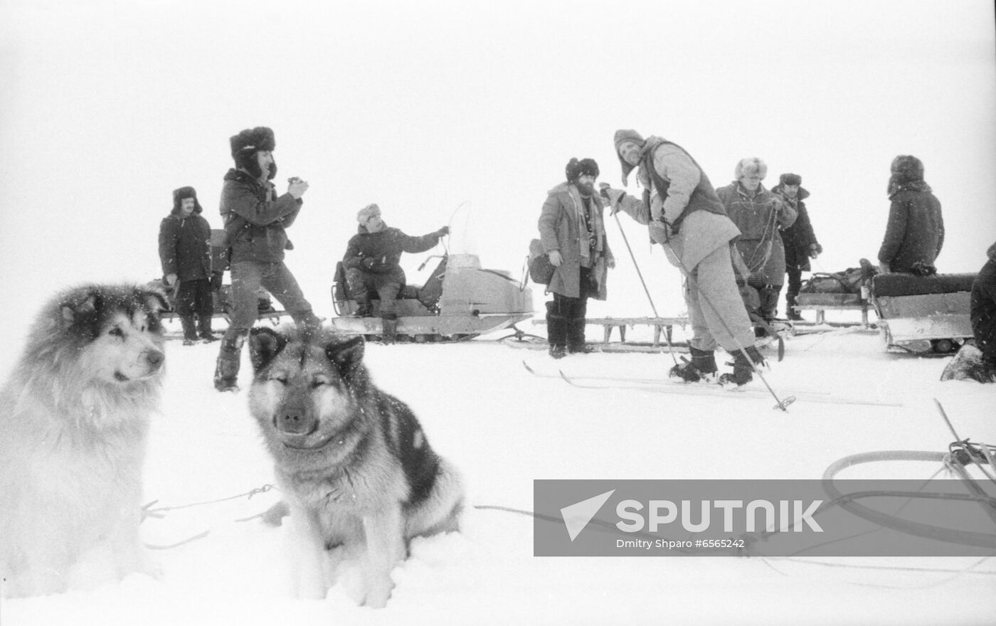 Bering Bridge Soviet-American polar expedition