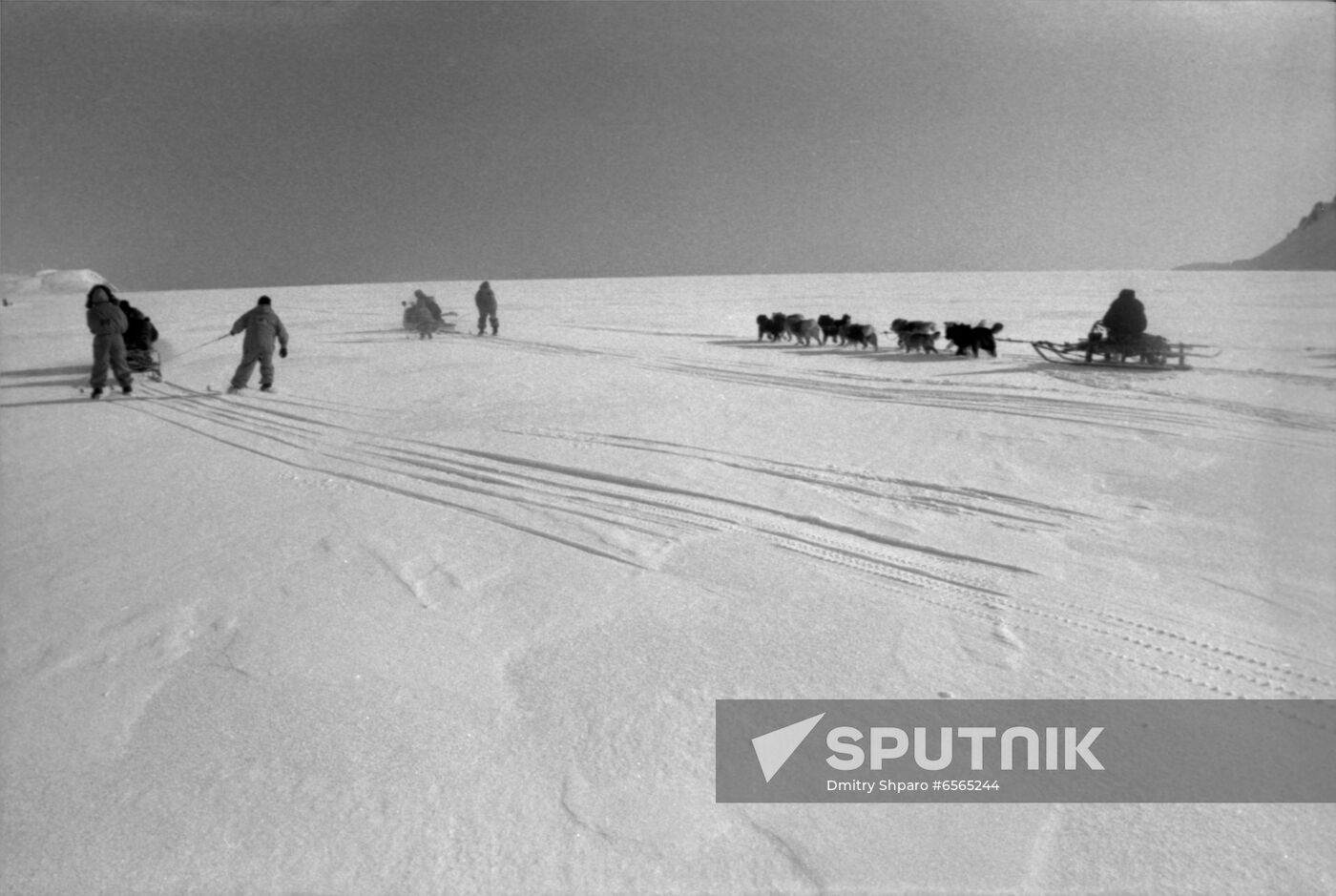 Bering Bridge Soviet-American polar expedition