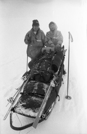 Bering Bridge Soviet-American polar expedition