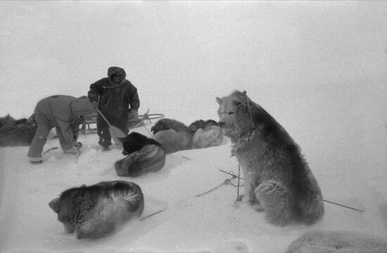 Bering Bridge Soviet-American polar expedition