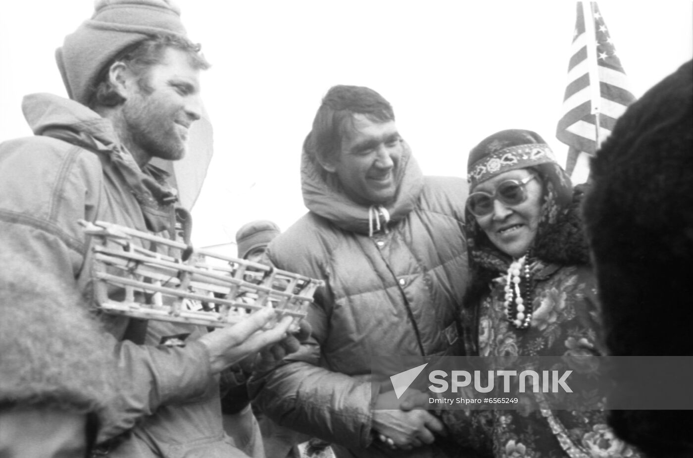 Bering Bridge Soviet-American polar expedition
