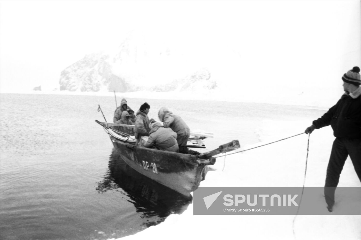 Bering Bridge Soviet-American polar expedition